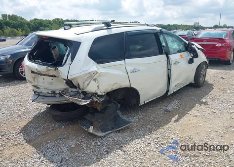 2018 Nissan Pathfinder Sl из США, поврежденный, VIN 5N1DR2MM5JC613405